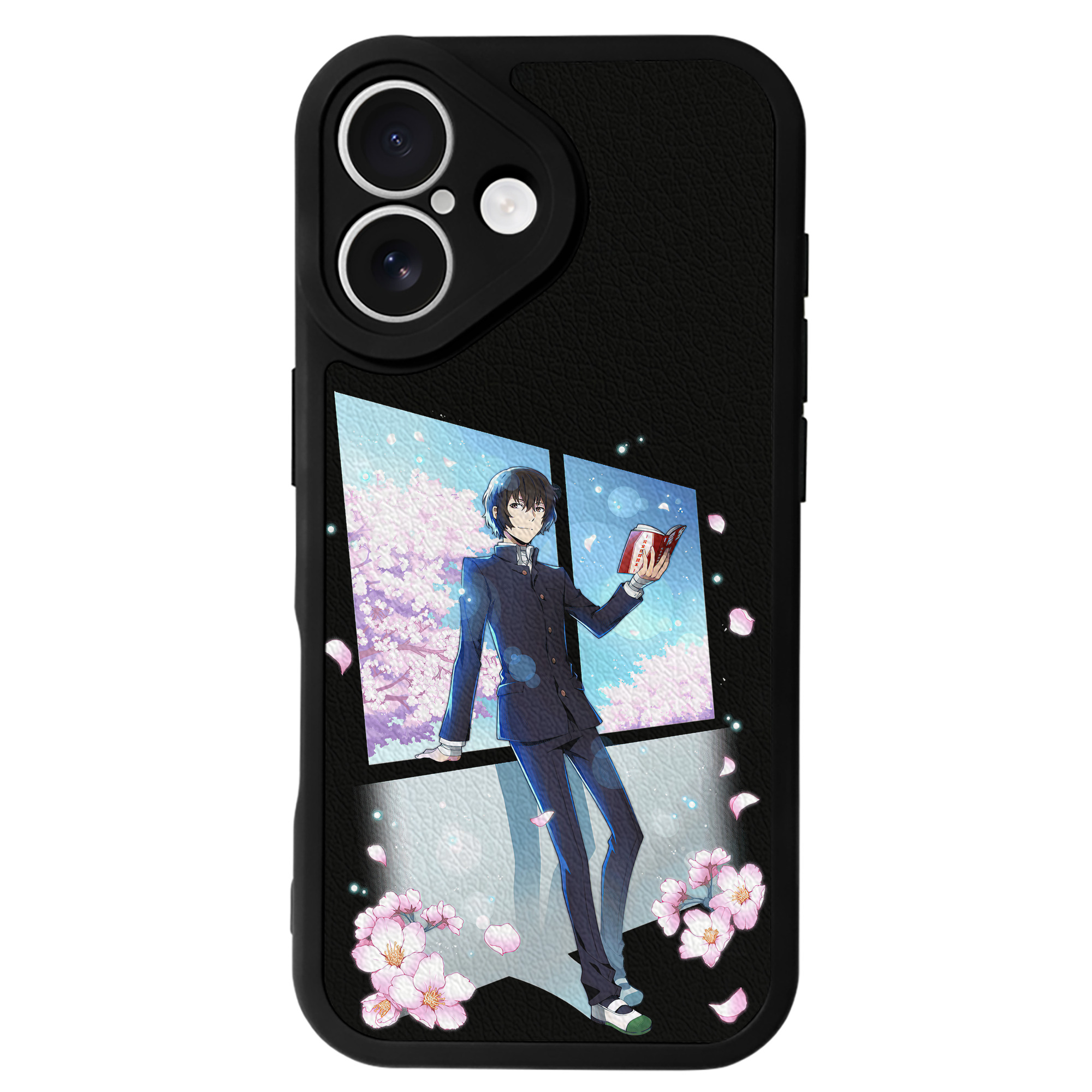 （画像用） 文豪ストレイドッグス Bungo Stray Dogs 【iPhone 16シリーズ対応】シリコンスマホケース（レザー調） 材質：シリコン